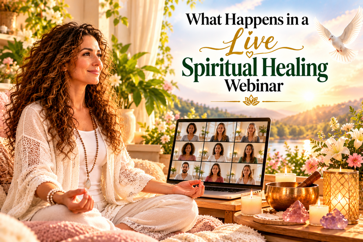 What Happens in a Live Spiritual Healing Webinar